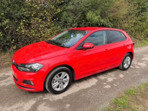 2019 Volkswagen Polo 1.0 Tsi Se Euro 6 (s/s) 5dr in Red — image 2