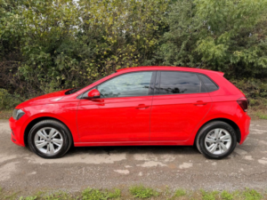 2019 Volkswagen Polo 1.0 Tsi Se Euro 6 (s/s) 5dr in Red — image 3