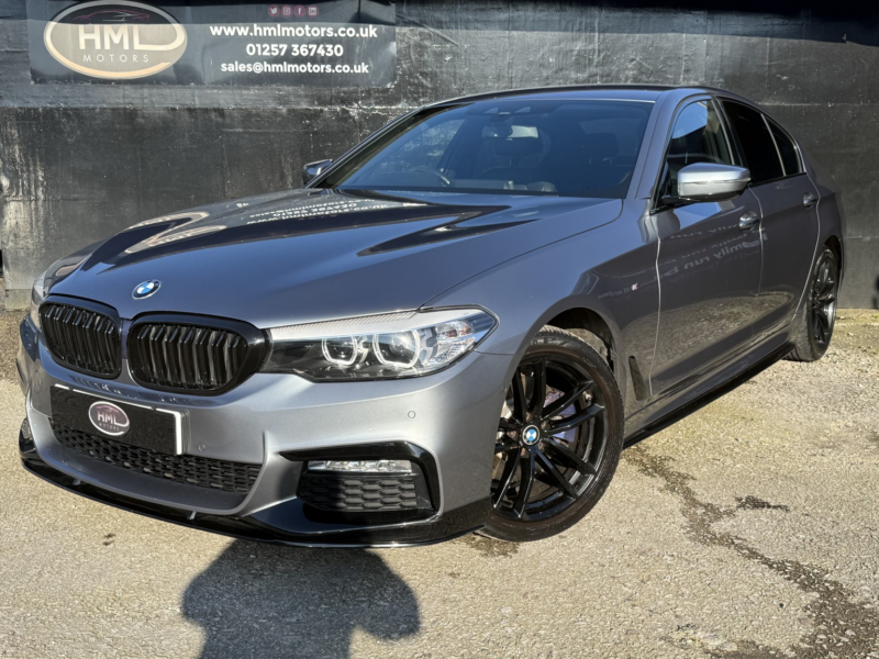 2017 BMW 5 Series 2.0 520d M Sport Saloon in Blue — image 1