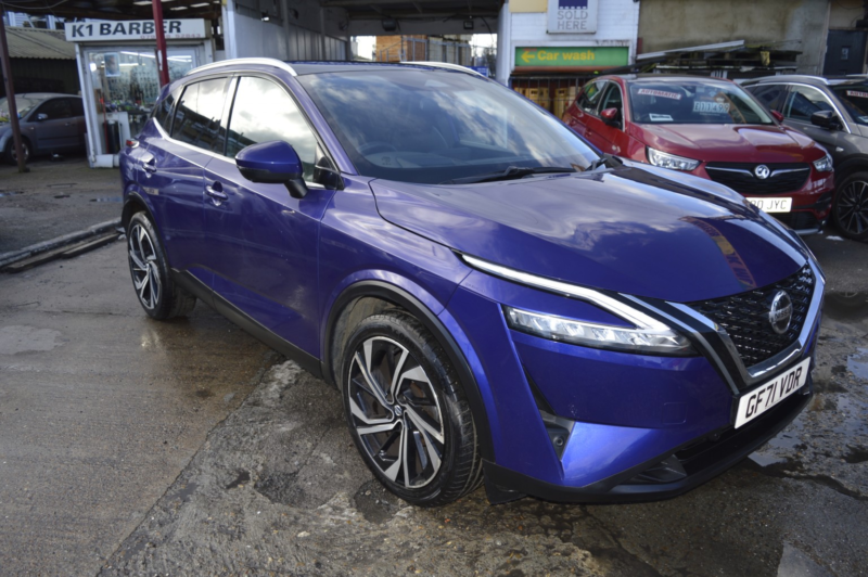2021 Nissan Qashqai 1.3 Dig-T Mhev Tekna+ in Blue — image 1