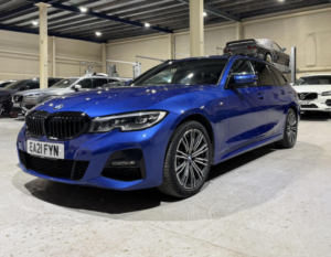 2021 BMW 3 Series 2.0 330e 12kwh M Sport Touring Auto Euro 6 (s/s) 5dr in Blue — image 4