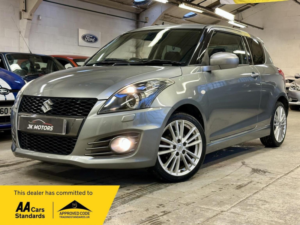 2016 Suzuki Swift 1.6 Sport Euro 6 3dr (snav) in Grey — image 2