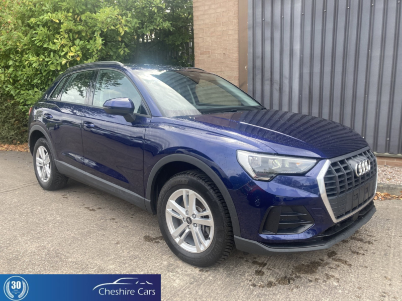 2022 Audi Q3 1.4 Tfsie 45 Technik SUV 5dr Petrol Plug-In Hybrid S Tronic Euro 6 (s/s) 13kwh (245 Ps) in Blue — image 1
