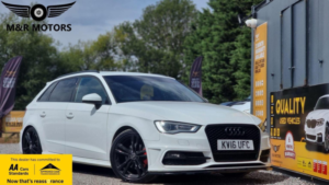 2016 Audi A3 1.4 Tfsi S Line Sportback Euro 6 (s/s) 5dr (nav) in White — image 2