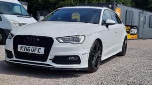 2016 Audi A3 1.4 Tfsi S Line Sportback Euro 6 (s/s) 5dr (nav) in White — image 4