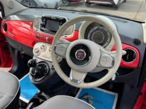 2016 Fiat 500 1.2 Lounge Euro 6 (s/s) 3dr in Pink — image 3