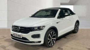 2021 Volkswagen T-Roc 1.5 Tsi Evo R-Line Cabriolet Euro 6 (s/s) 2dr in White — image 3