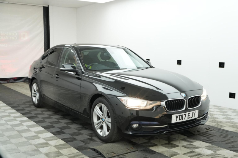 2017 BMW 3 Series 1.5 318i Sport Euro 6 (s/s) 4dr in Black — image 1