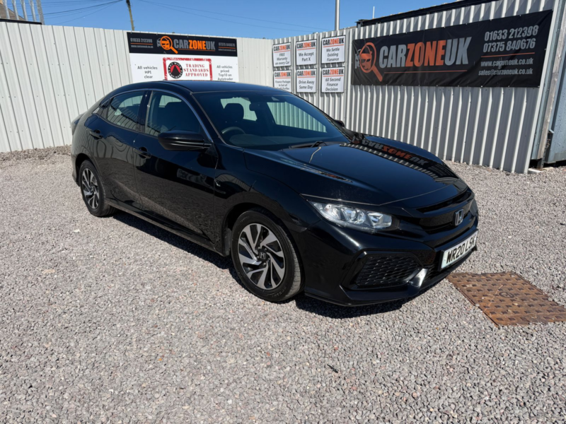 2020 Honda Civic 1.0 Vtec Turbo Se Hatchback 5dr Petrol Manual Euro 6 (s/s) (126 Ps) in Black — image 1