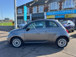 2019 Fiat 500 1.2 Lounge Euro 6 (s/s) 3dr in Grey — image 2