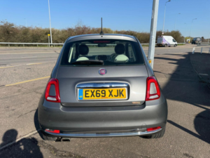 2019 Fiat 500 1.2 Lounge Euro 6 (s/s) 3dr in Grey — image 4