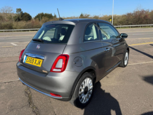 2019 Fiat 500 1.2 Lounge Euro 6 (s/s) 3dr in Grey — image 5