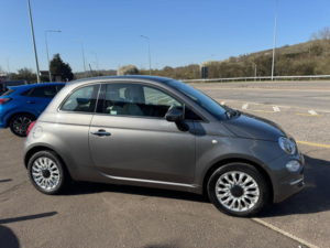 2019 Fiat 500 1.2 Lounge Euro 6 (s/s) 3dr in Grey — image 6