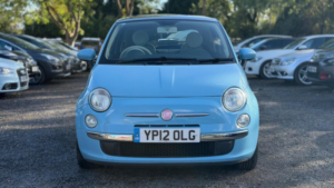 2012 Fiat 500 1.2 Lounge Euro 5 (s/s) 3dr in Blue — image 2