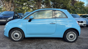 2012 Fiat 500 1.2 Lounge Euro 5 (s/s) 3dr in Blue — image 5
