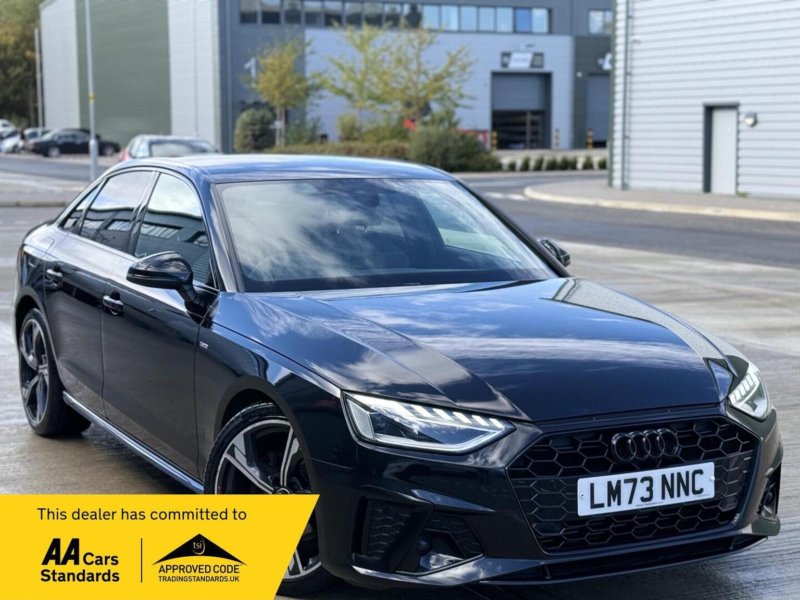 2023 Audi A4 2.0 Tfsi 35 Black Edition S Tronic Euro 6 (s/s) 4dr in Black — image 1