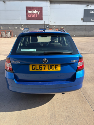 2017 Skoda Fabia 1.0 Tsi Se Estate 5dr Petrol Manual Euro 6 (s/s) (95 Ps) in Blue — image 4