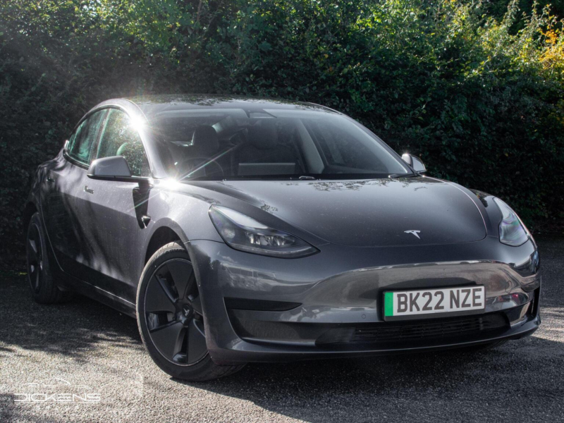 2022 Tesla Model 3 Standard Range Plus Auto Rwd 4dr in Grey — image 1