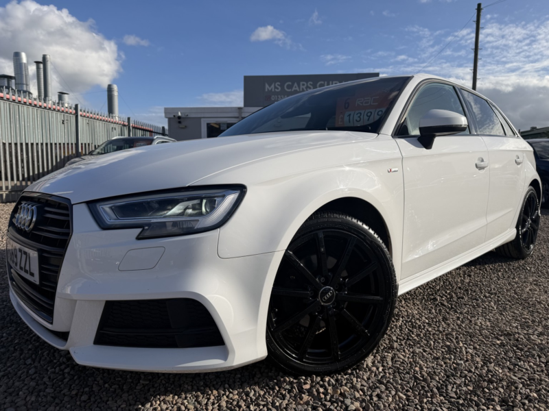 2019 Audi A3 1.6 Tdi 30 Black Edition in White — image 1