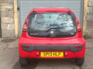 2013 Peugeot 107 1.0 12v Access Hatchback 3dr Petrol Manual Euro 5 (68 Ps) in Red — image 6