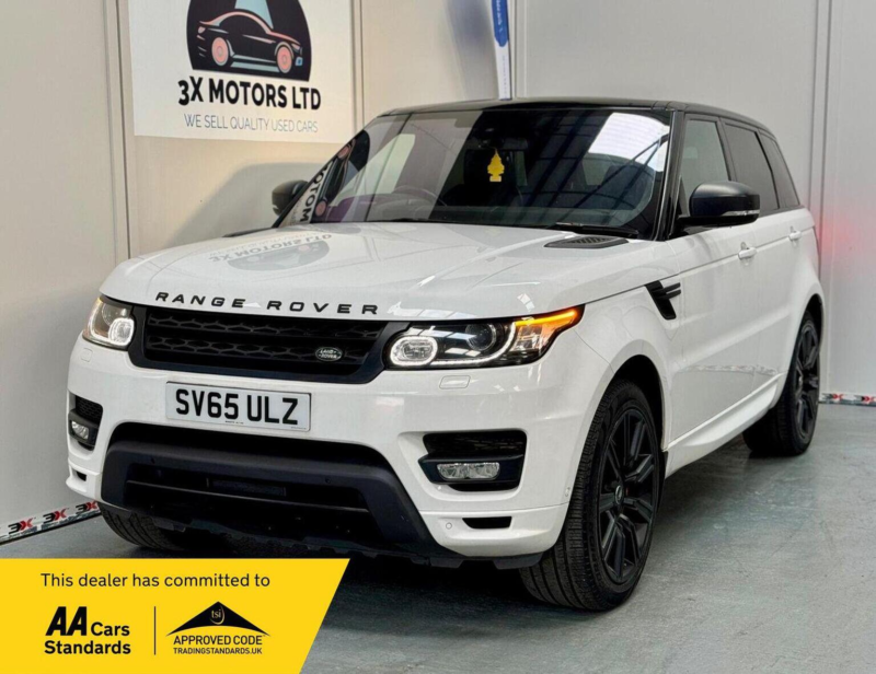 2015 Land Rover Range Rover Sport 3.0 Sd V6 Autobiography Dynamic Auto 4WD Euro 6 (s/s) 5dr in White — image 1