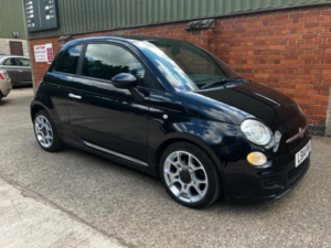 2014 Fiat 500 0.9 Twinair S Dualogic Euro 6 (s/s) 3dr in Black — image 2