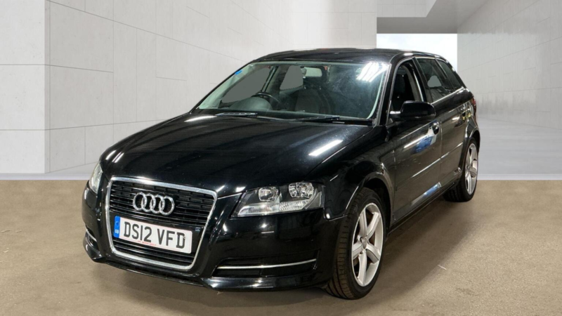 2012 Audi A3 1.6 Technik Sportback Euro 5 5dr in Black — image 1