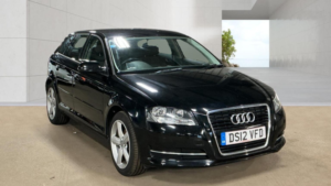 2012 Audi A3 1.6 Technik Sportback Euro 5 5dr in Black — image 3
