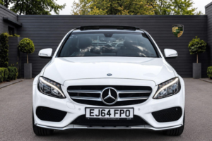 2014 Mercedes-Benz C Class 2.1 C220 Bluetec Amg Line (premium) G-Tronic+ Euro 6 (s/s) 4dr in White — image 3