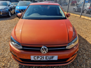 2021 Volkswagen Polo 1.0 Evo Match Euro 6 (s/s) 5dr in Orange — image 3