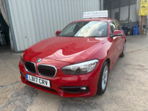 2017 BMW 1 Series 1.5 118i Se Auto Euro 6 (s/s) 5dr in Red — image 3