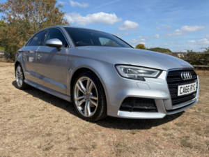2017 Audi A3 1.4 Tfsi Cod S Line S Tronic Euro 6 (s/s) 4dr in Silver — image 3