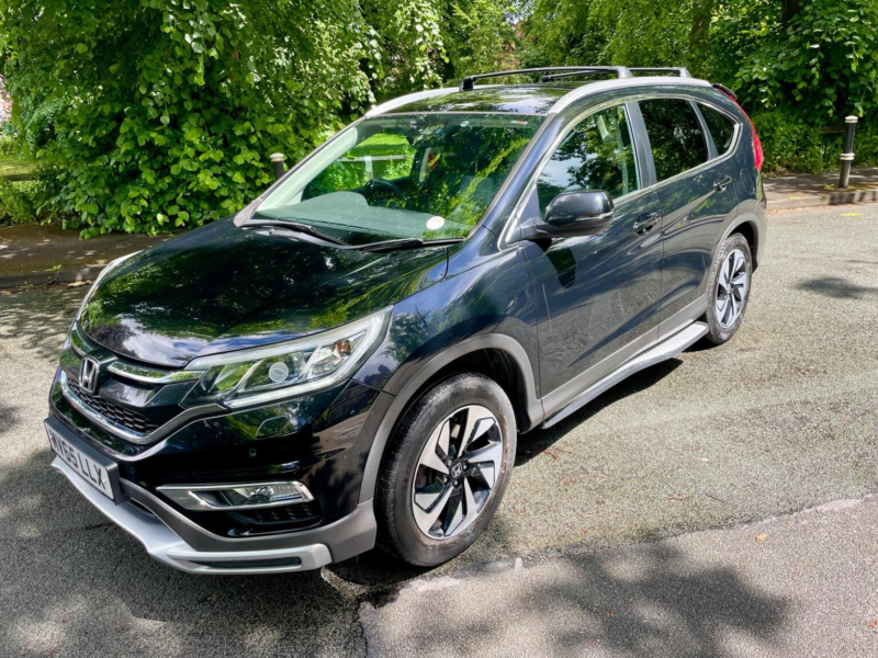 2016 Honda Cr-V 1.6 I-Dtec Ex Auto 4WD Euro 6 5dr in Black — image 1