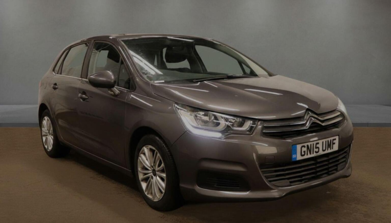 2015 Citroen C4 1.6 Bluehdi Feel Euro 6 5dr in Grey — image 1