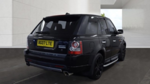 2007 Land Rover Range Rover Sport 4.2 V8 Supercharged Hse in Black — image 3
