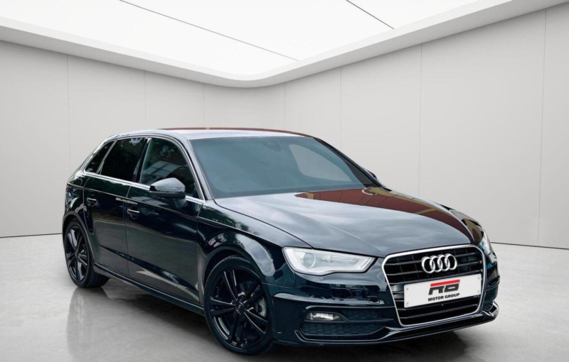 2013 Audi A3 2.0 Tdi S Line Sportback S Tronic Euro 5 (s/s) 5dr in Black — image 1