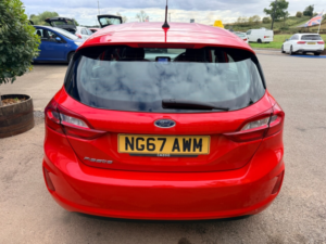 2018 Ford Fiesta 1.1 Ti-Vct Zetec Hatchback 5dr Petrol Manual Euro 6 (s/s) (85 Ps) in Red — image 3
