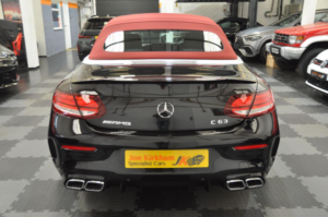 2019 Mercedes-Benz C Class 4.0 C63 V8 Biturbo Amg Cabriolet Spds Mct Euro 6 (s/s) 2dr in Black — image 6