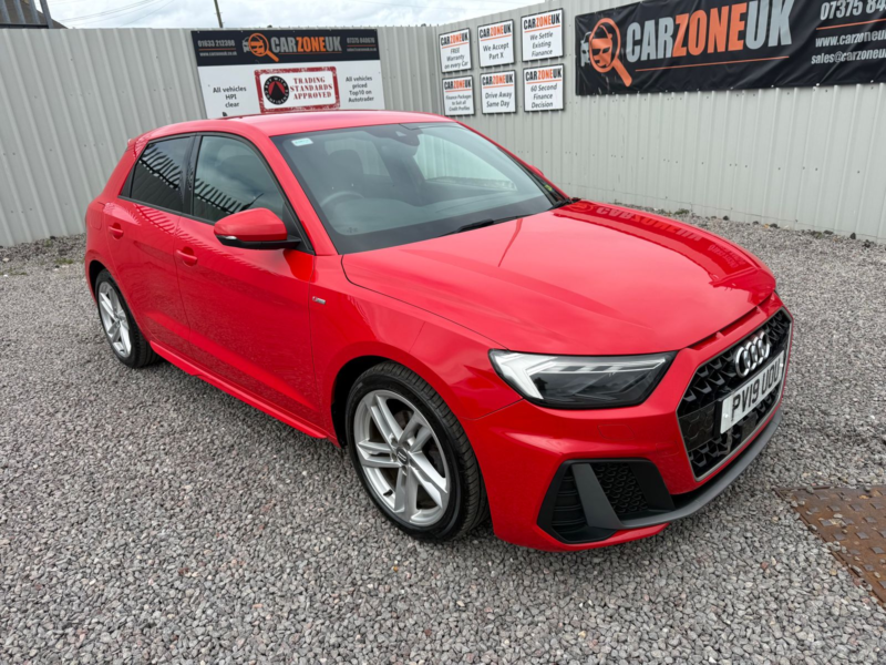 2019 Audi A1 1.0 Tfsi 30 S Line Sportback 5dr Petrol Manual Euro 6 (s/s) (116 Ps) in Red — image 1