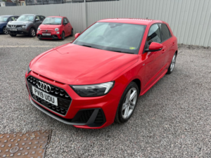 2019 Audi A1 1.0 Tfsi 30 S Line Sportback 5dr Petrol Manual Euro 6 (s/s) (116 Ps) in Red — image 4