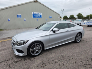 2018 Mercedes-Benz C Class 2.1 C220d Amg Line G-Tronic+ Euro 6 (s/s) 2dr in Silver — image 3