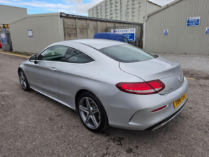 2018 Mercedes-Benz C Class 2.1 C220d Amg Line G-Tronic+ Euro 6 (s/s) 2dr in Silver — image 4