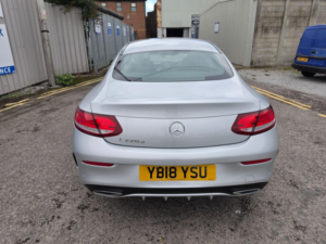 2018 Mercedes-Benz C Class 2.1 C220d Amg Line G-Tronic+ Euro 6 (s/s) 2dr in Silver — image 5