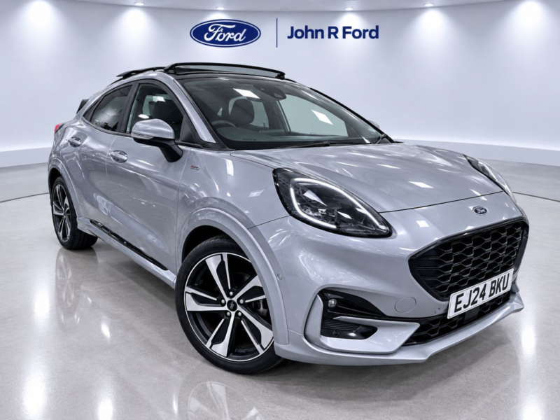 2024 Ford Puma 1.0t 125ps Mhev St-Line Auto in Silver — image 1