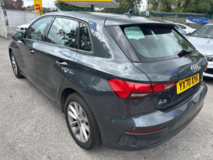 2020 Audi A3 2.0 Tdi 35 Technik Sportback S Tronic Euro 6 (s/s) 5dr in Grey — image 2