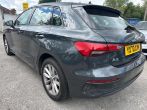 2020 Audi A3 2.0 Tdi 35 Technik Sportback S Tronic Euro 6 (s/s) 5dr in Grey — image 3