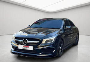 2014 Mercedes-Benz Cla 2.0 Cla45 Amg Coupe Spds Dct 4matic Euro 6 (s/s) 4dr in Black — image 3