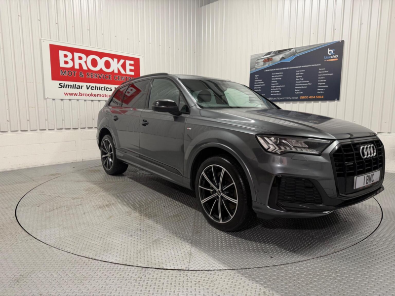 2021 Audi Q7 3.0 Tdi V6 45 Black Edition Tiptronic Quattro Euro 6 (s/s) 5dr in Grey — image 1
