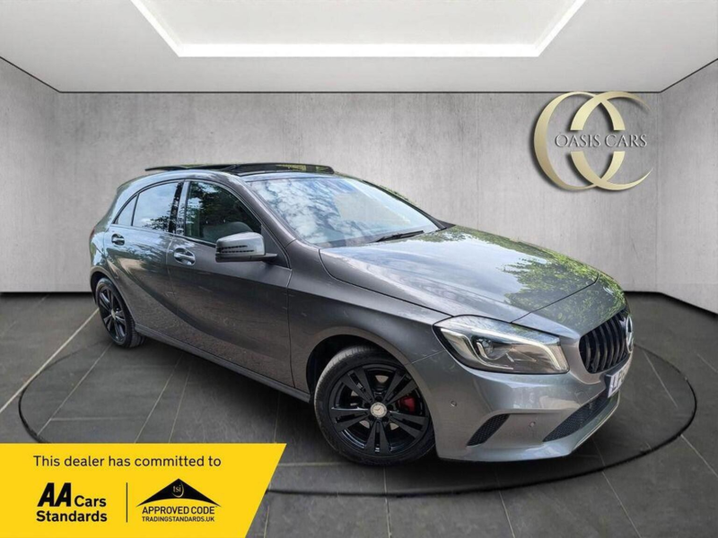 2016 Mercedes-Benz A Class 1.6 A160 Sport (premium Plus) Euro 6 (s/s) 5dr in Grey — image 1