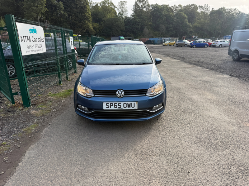 2015 Volkswagen Polo 1.2 Tsi Bluemotion Tech Se Hatchback 5dr Petrol DSG Euro 6 (s/s) (90 Ps) in Blue — image 1